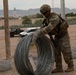642nd Engineer Support Company reinforces protective barrier near El Paso