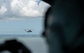 U.S. Marines with HMH-461 conduct flight operations and simulate air-delivered ground refueling