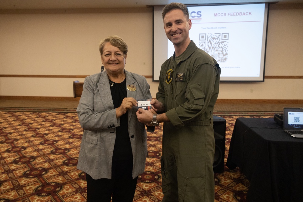 Marine Corps Community Services conduct brief for Marine spouses