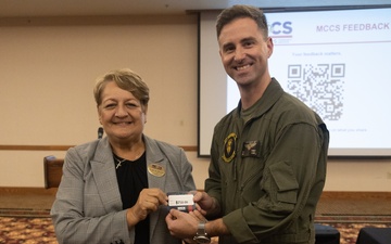 Marine Corps Community Services conduct brief for Marine spouses