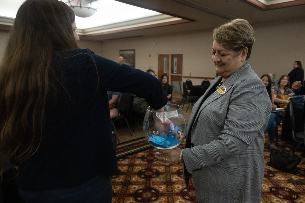 Marine Corps Community Services conduct brief for Marine spouses