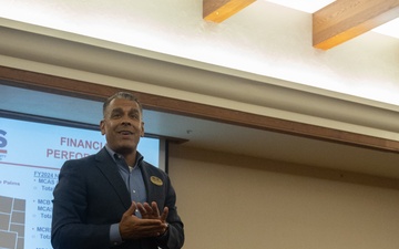 Marine Corps Community Services conduct brief for Marine spouses
