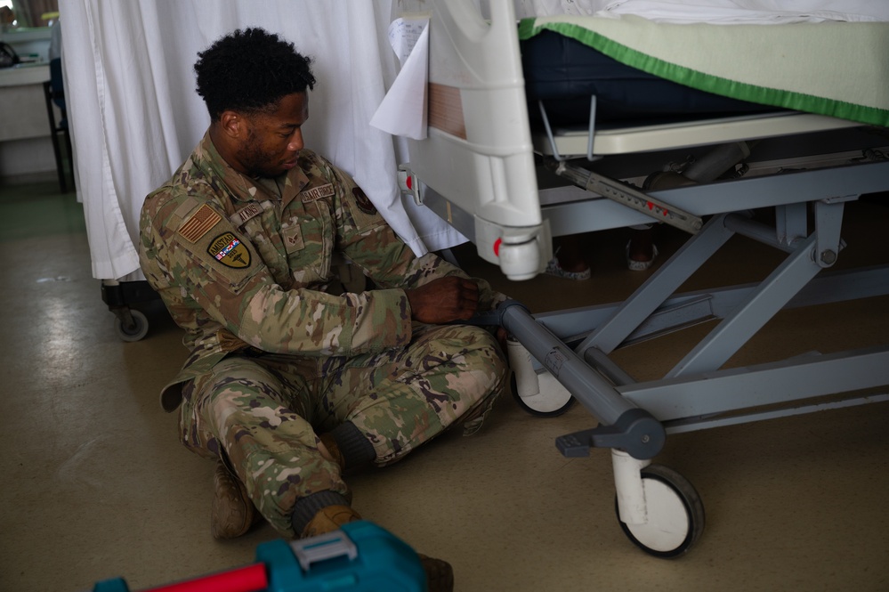 Making it work: Airman brings maintenance grit to medical mission in Suriname
