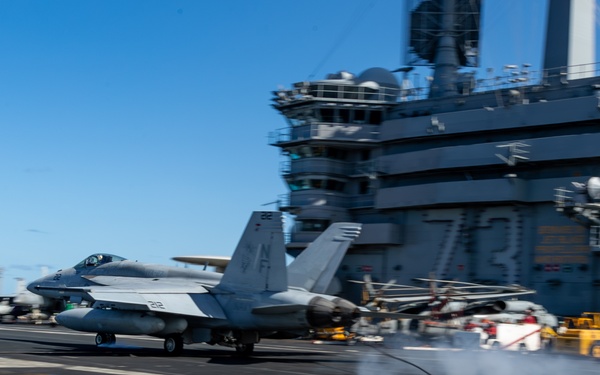 George Washington Conducts Flight Operations