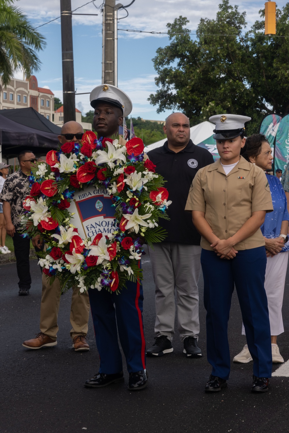 Camp Blaz Marines participate in the 81st Guam Liberation Parade