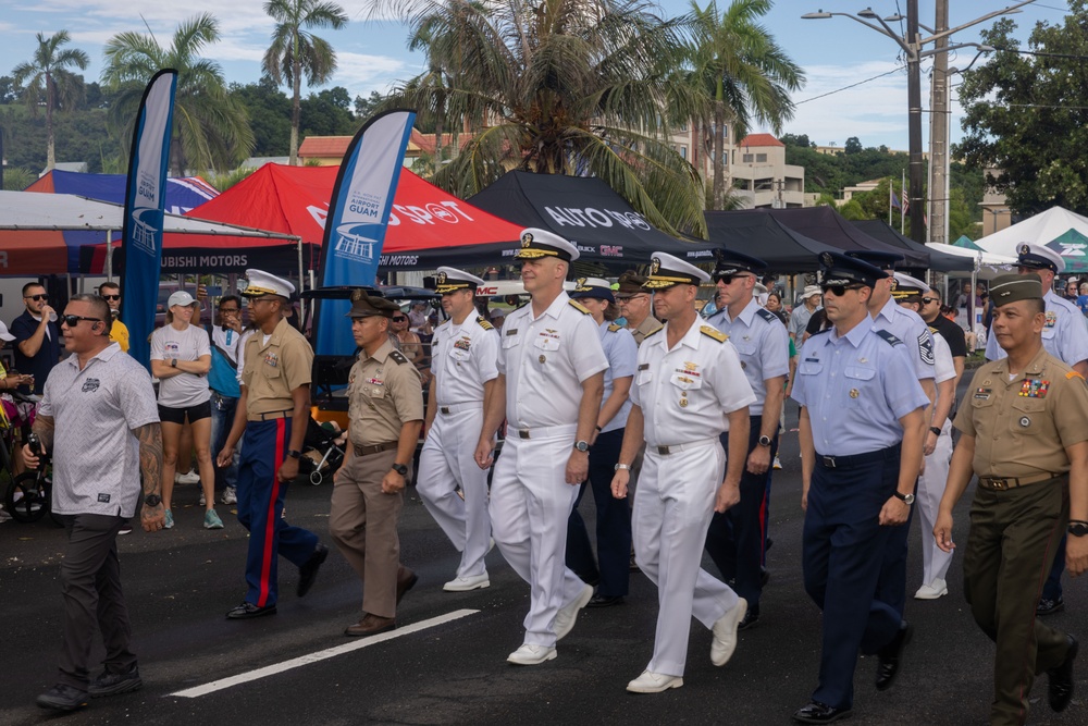 Camp Blaz Marines participate in the 81st Guam Liberation Parade
