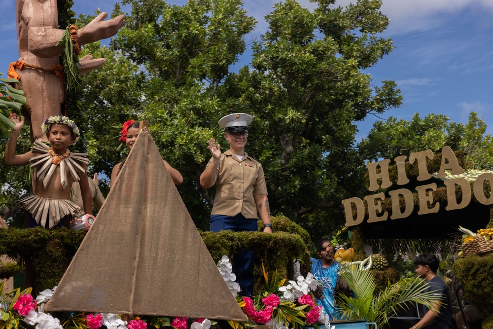 Camp Blaz Marines participate in the 81st Guam Liberation Parade