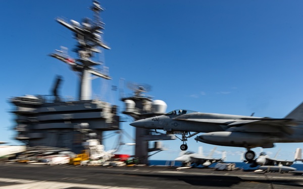 George Washington Conducts Flight Operations