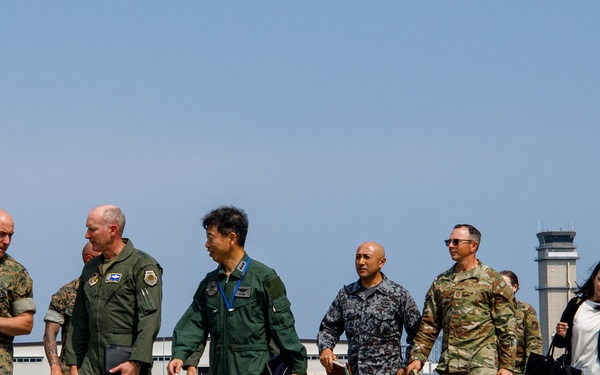 Lt. Gen. Stephen Jost, Commander, U.S. Forces Japan, visits MCAS Iwakuni for exercise Resolute Force Pacific.