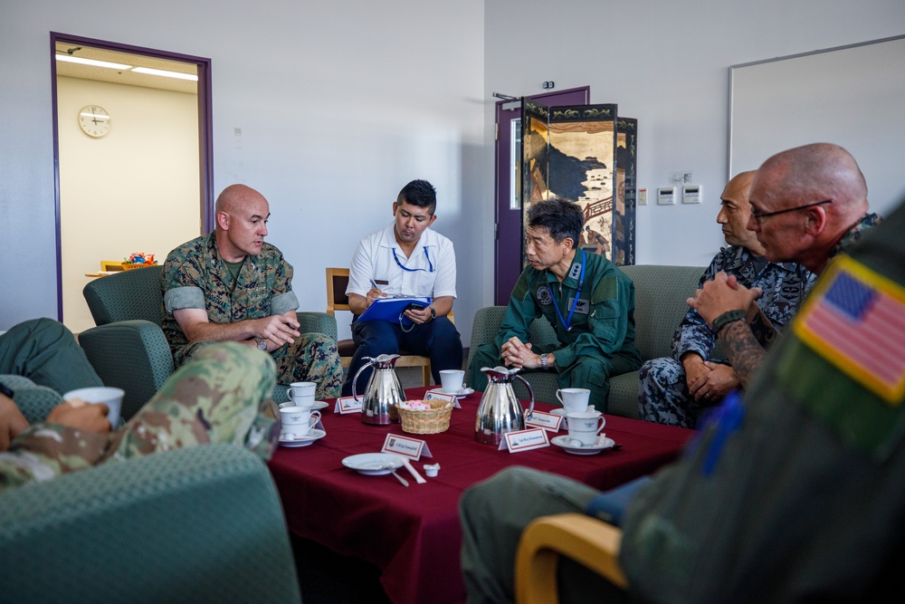 Lt. Gen. Stephen Jost, Commander, U.S. Forces Japan, visits MCAS Iwakuni for exercise Resolute Force Pacific.