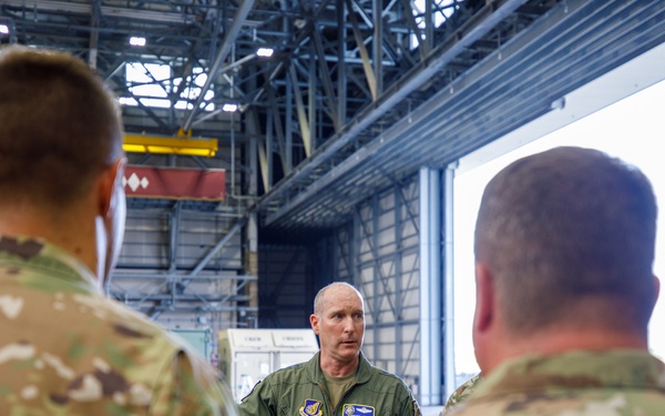 Lt. Gen. Stephen Jost, Commander, U.S. Forces Japan, visits MCAS Iwakuni for exercise Resolute Force Pacific.
