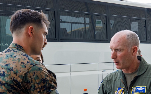 Lt. Gen. Stephen Jost, Commander, U.S. Forces Japan, visits MCAS Iwakuni for exercise Resolute Force Pacific.
