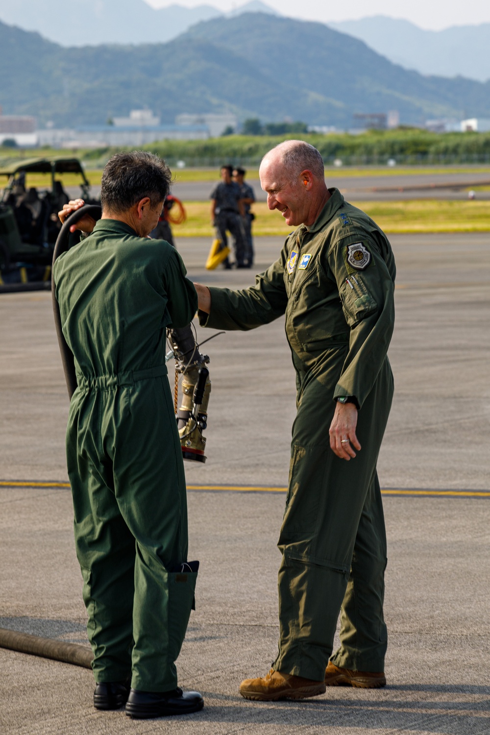 Lt. Gen. Stephen Jost, Commander, U.S. Forces Japan, visits MCAS Iwakuni for exercise Resolute Force Pacific.