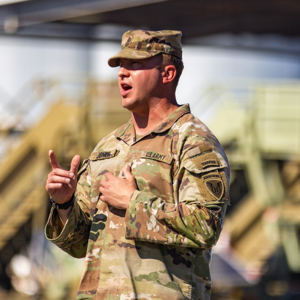 11th Airborne Division Prepares French, German Paratroopers for Multinational Jump