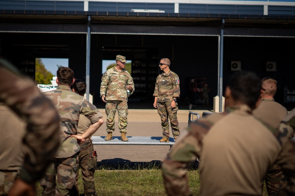 11th Airborne Division Prepares French, German Paratroopers for Multinational Jump