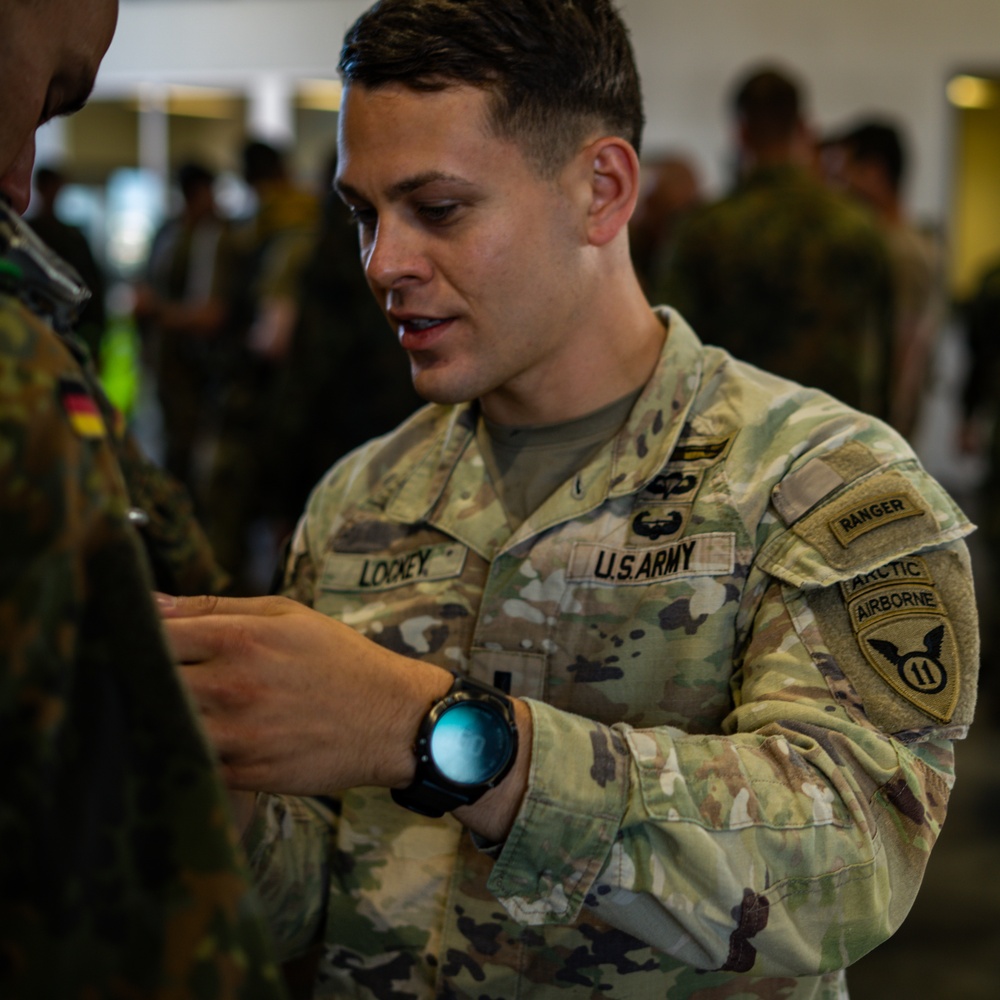 11th Airborne Division Prepares French, German Paratroopers for Multinational Jump