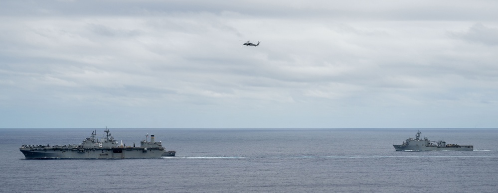 America Strike Group Conducts Replenishment at Sea with USNS Rappahannock During Talisman Sabre 25