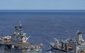 America Strike Group Conducts Replenishment at Sea with USNS Rappahannock During Talisman Sabre 25