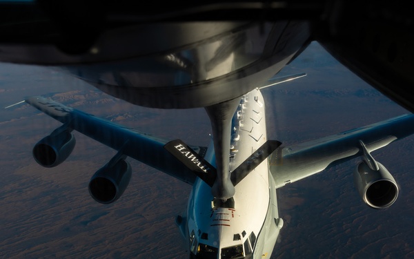 KC-135 refuels RC-135, Talisman Sabre 25