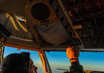 KC-135 refuels RC-135, Talisman Sabre 25