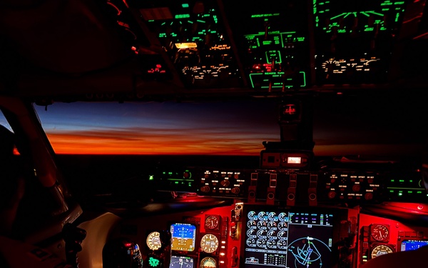 KC-135 refuels RC-135, Talisman Sabre 25