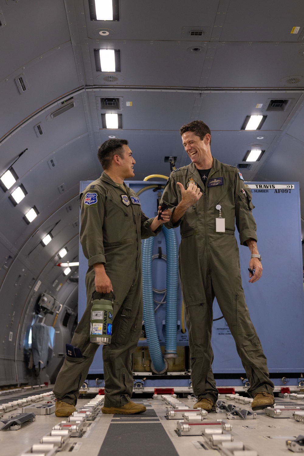 Royal Australian Air Force Airmen Tour U.S. KC-46A