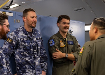 Royal Australian Air Force Airmen Tour U.S. KC-46A