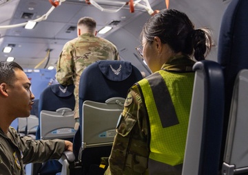 Royal Australian Air Force Airmen Tour U.S. KC-46A