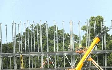 Photo Story: July 2025 construction operations for $55.75 million Collective Training Officers Quarters Project at Fort McCoy, Part 1