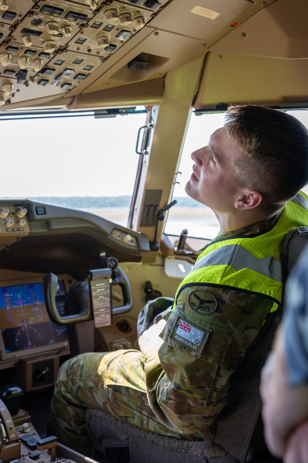 Royal Australian Air Force Airmen Tour U.S. KC-46A