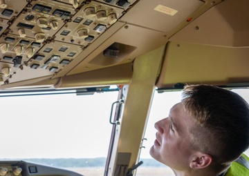 Royal Australian Air Force Airmen Tour U.S. KC-46A