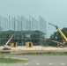July 2025 construction operations for $55.75 million Collective Training Officers Quarters Project at Fort McCoy