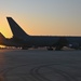 USAF KC-135s and a KC-46 await night flights during Talisman Sabre 25