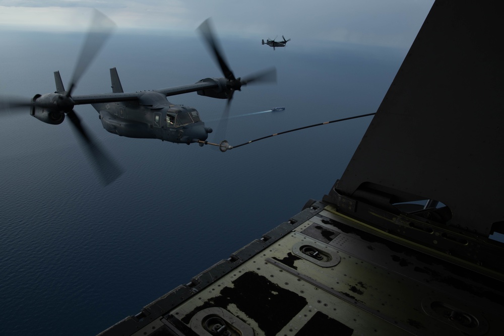 353 SOW conducts Tilt-Rotor Air-to-Air Refueling in support of REFORPAC 25