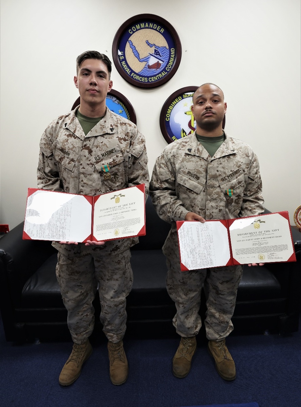 TF 51/5th MEB Marines receive awards for actions during regional crisis