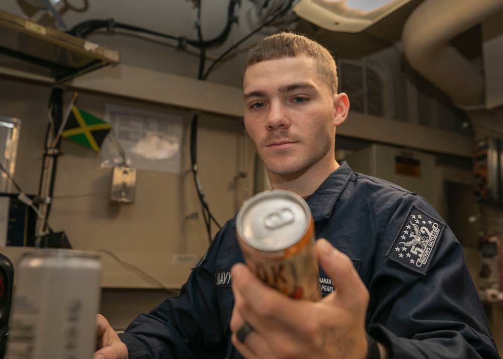 USS Pearl Harbor (LSD 52) Sailors perform daily operations