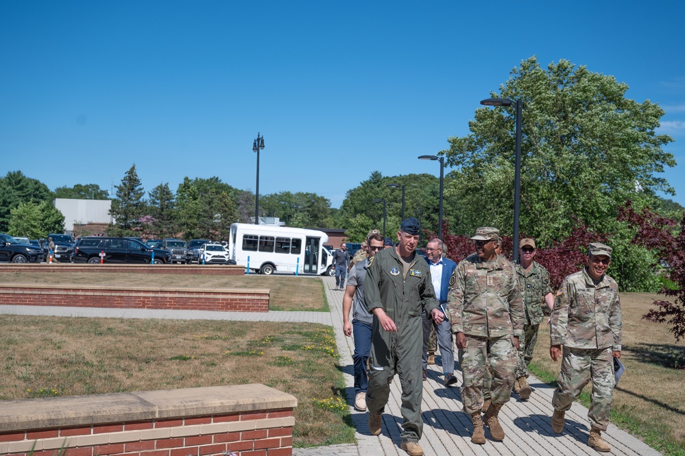 Gen. Randall Reed Visits Pease