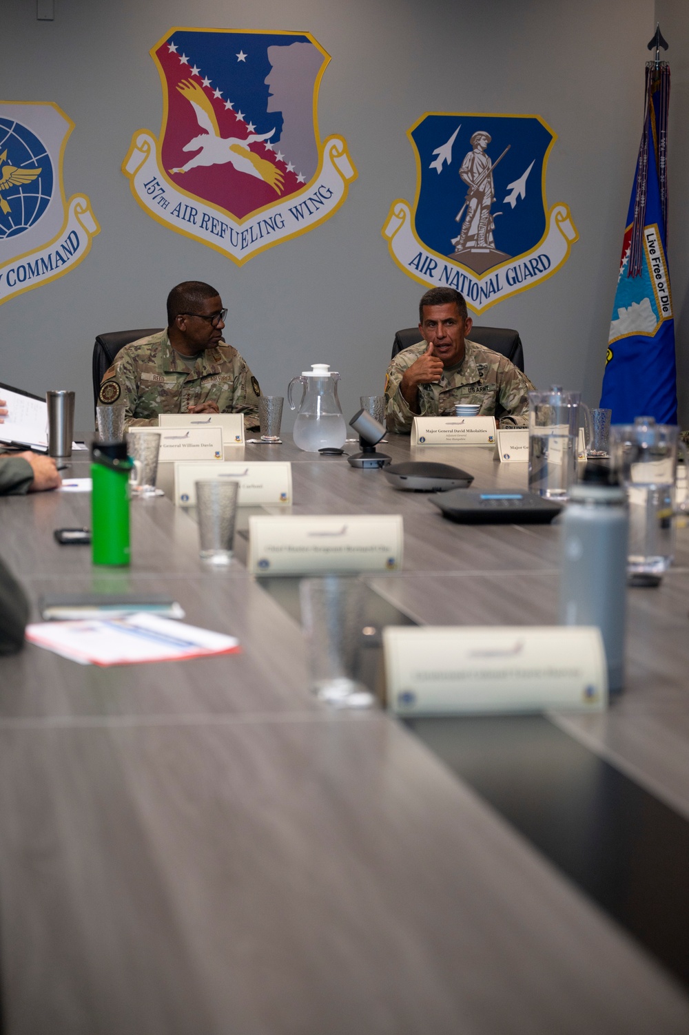 Gen. Randall Reed Visits Pease