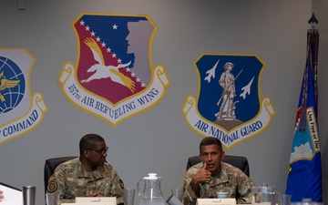 Gen. Randall Reed Visits Pease