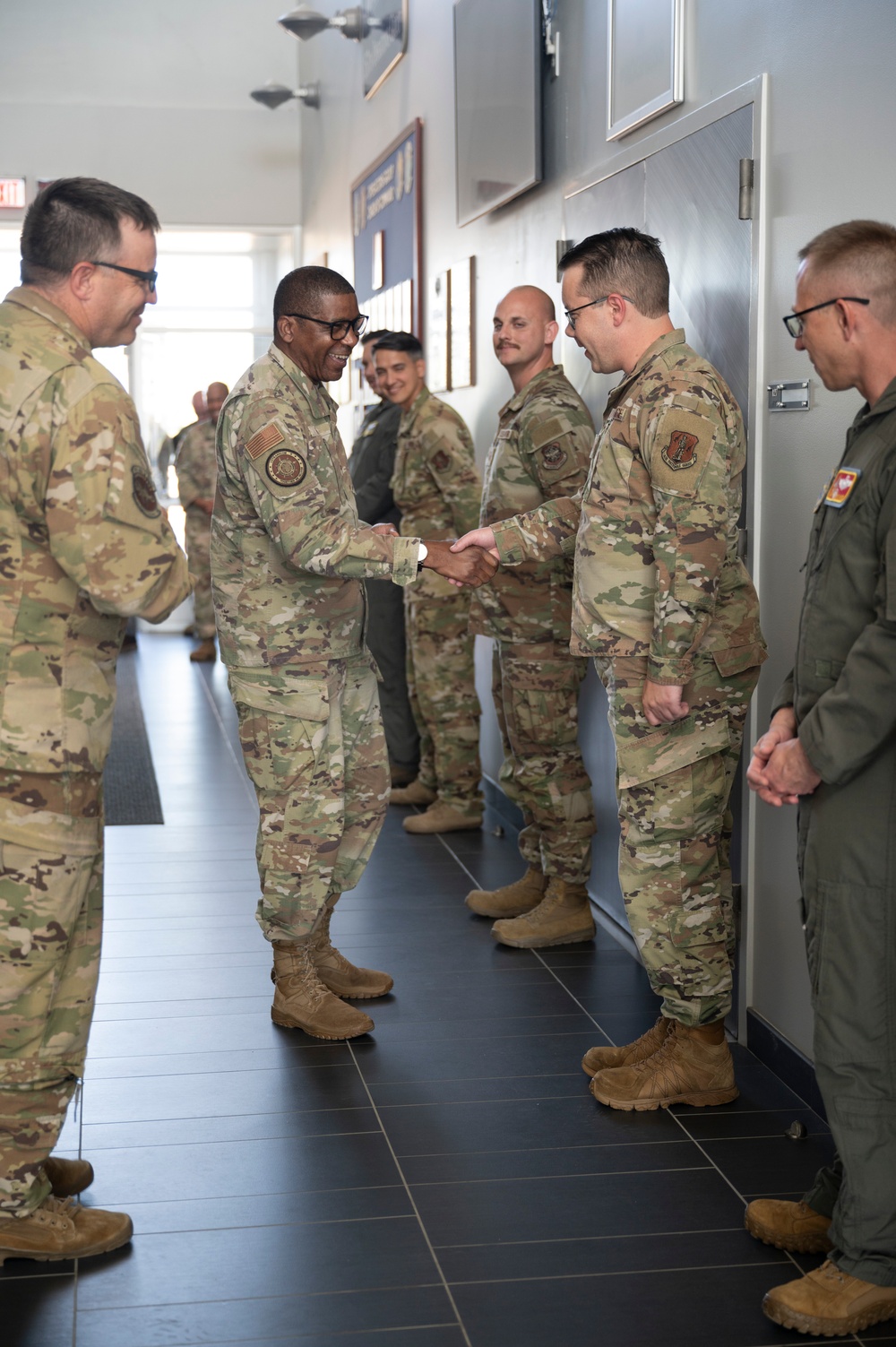 Gen. Randall Reed Visits Pease