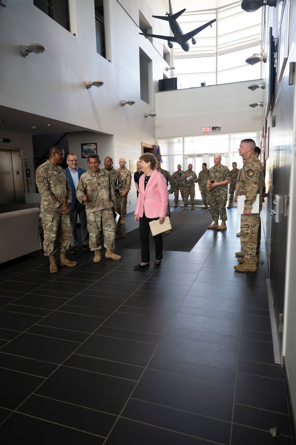 Gen. Randall Reed Visits Pease