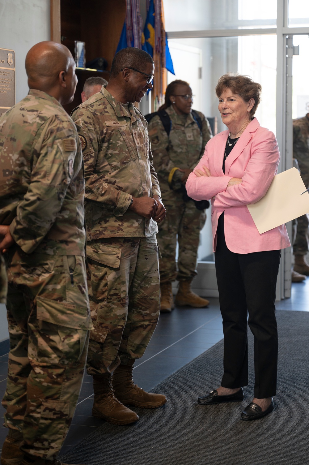 Gen. Randall Reed Visits Pease