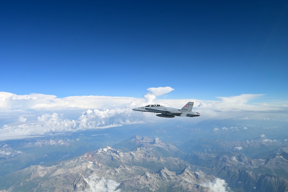 Exercise Copper Arrow Joint Swiss Refuel Mission