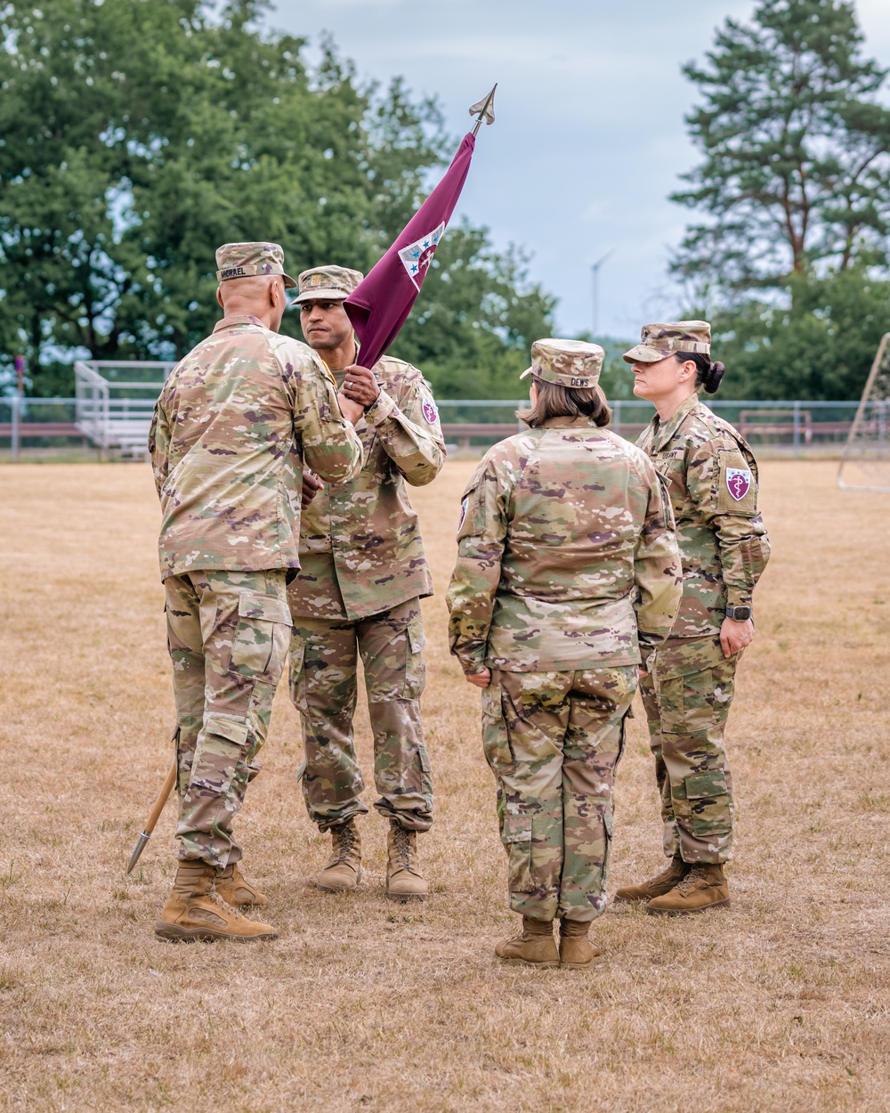 68th TMC Headquarters and Headquarters Company Change of Command Ceremony 2025