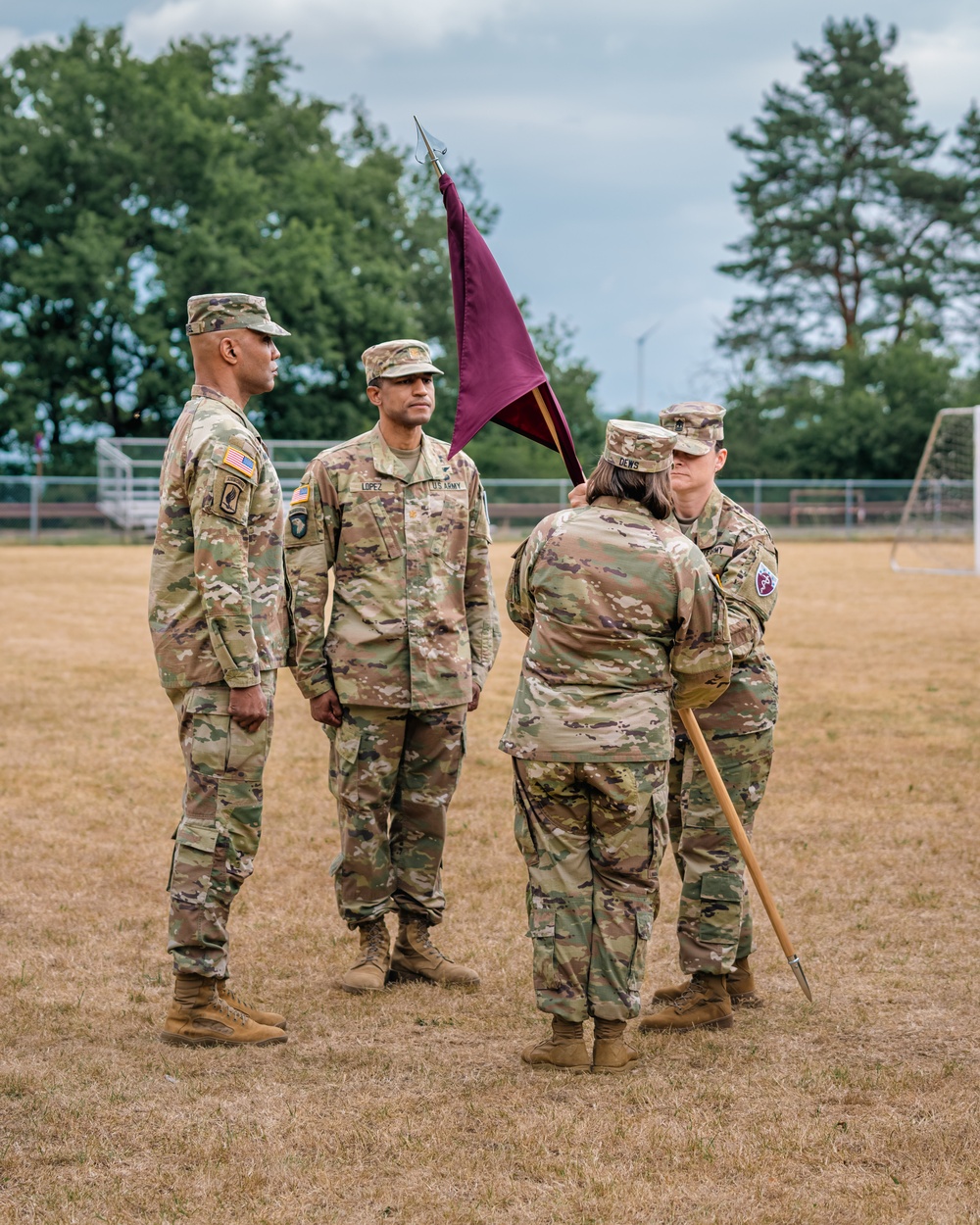 68th TMC Headquarters and Headquarters Company Change of Command Ceremony 2025