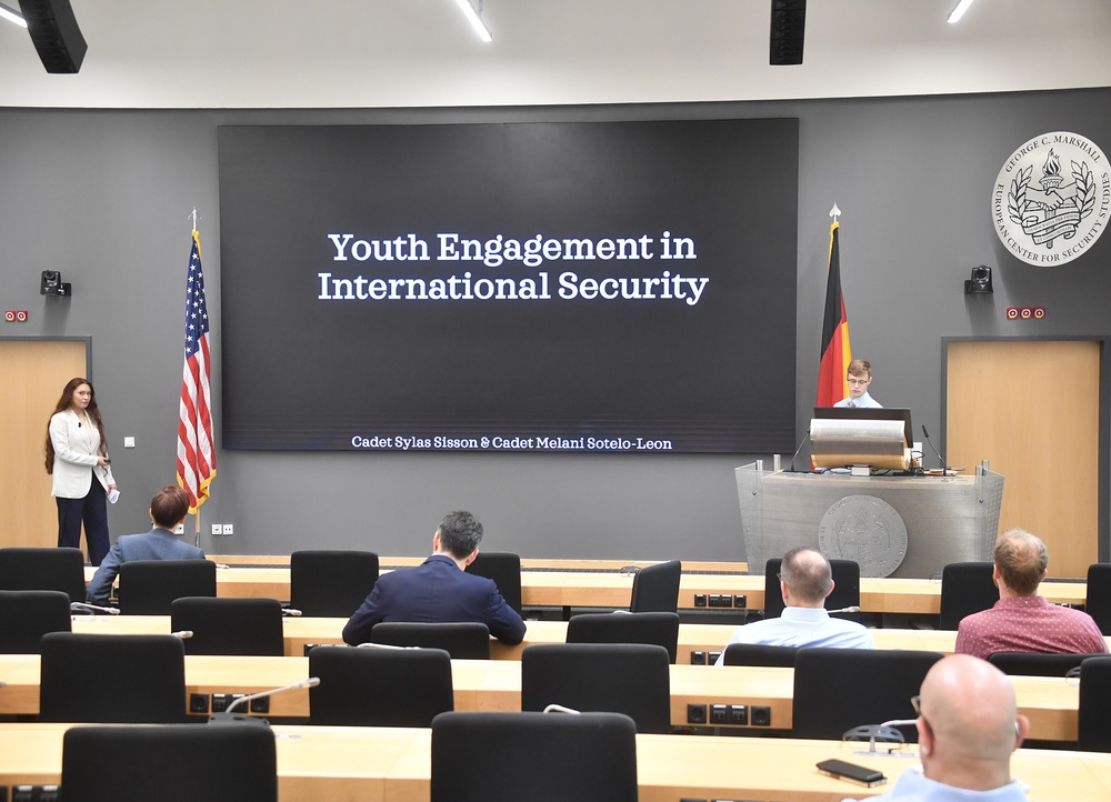 Army Cadets Brief Summer Research on Youth Engagement in International Security