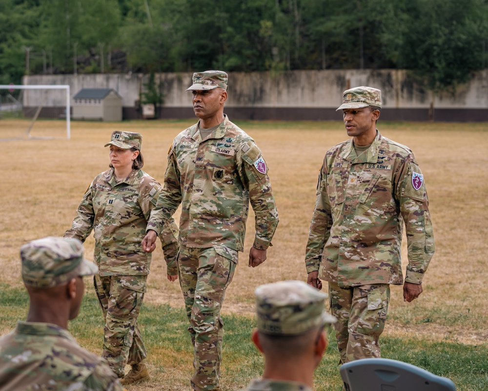 68th TMC Headquarters and Headquarters Company Change of Command Ceremony 2025