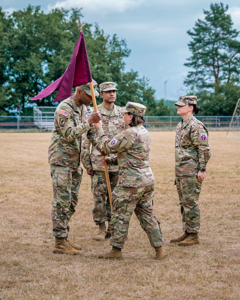 68th TMC Headquarters and Headquarters Company Change of Command Ceremony 2025