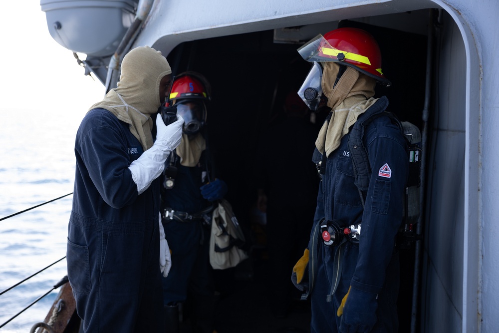 Curtis Wilbur Conduct General Quarters Drill