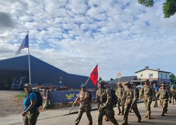 10th AAMDC air defenders complete Nijmegen ruck march 2025